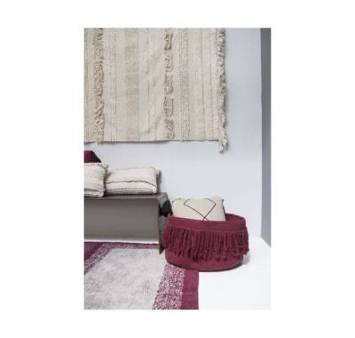 Lorena Canals Καλάθι αποθήκευσης Fringes Savannah Red στο Bebe Maison