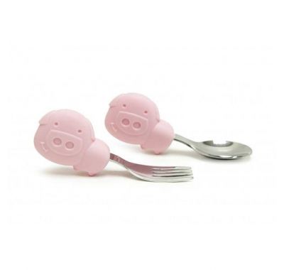 Marcus & Marcus Σετ φαγητού σιλικόνης Γουρουνάκι στο Bebe Maison