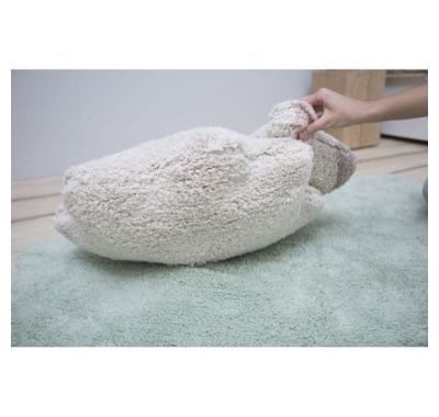 Παιδικό χαλί Lorena Canals Puffy Sheep με μαξιλάρι απαλό πράσινο 140 εκ διάμετρος στο Bebe Maison