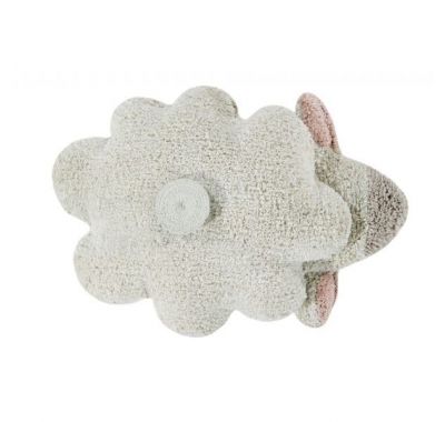 Παιδικό χαλί Lorena Canals Puffy Sheep με μαξιλάρι απαλό πράσινο 140 εκ διάμετρος στο Bebe Maison