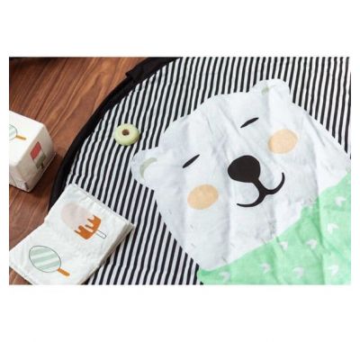 Play & Go Στρώμα παιχνιδιού μαλακό - Τσάντα 2 σε 1 Πολική αρκούδα στο Bebe Maison