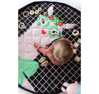 Play & Go Στρώμα παιχνιδιού Μαλακό - Τσάντα 2 σε 1 Λάμα στο Bebe Maison