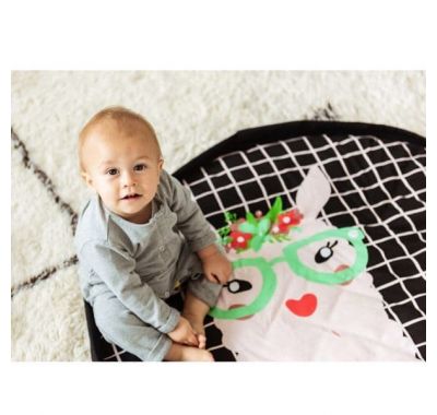 Play & Go Στρώμα παιχνιδιού Μαλακό - Τσάντα 2 σε 1 Λάμα στο Bebe Maison