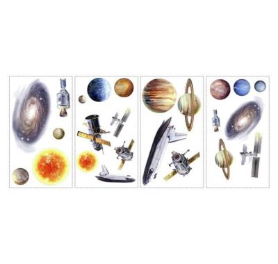 Roommates Αυτοκόλλητα τοίχου "Διαπλανητικό ταξίδι" στο Bebe Maison