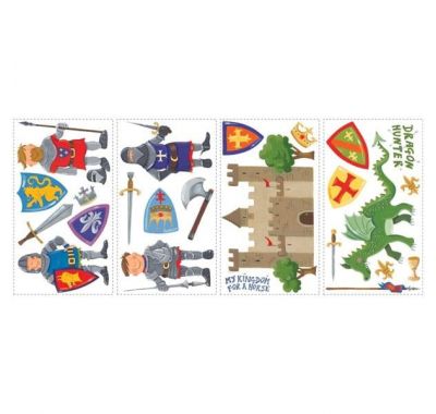 Roommates Αυτοκόλλητα τοίχου ¨Κάστρο με Ιππότες" στο Bebe Maison