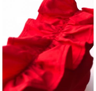 Παιδικό φόρεμα The Tiny Universe “Snake Shoulder Dress” Sharp Red στο Bebe Maison