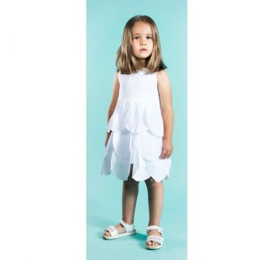 Παιδικό φόρεμα The Tiny Universe “The Tiny Circles Dress” Off -White στο Bebe Maison