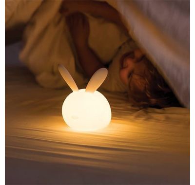 NATTOU LAPIDOU Φως νύχτας με εναλλαγή χρωμάτων Λαγουδάκι στο Bebe Maison