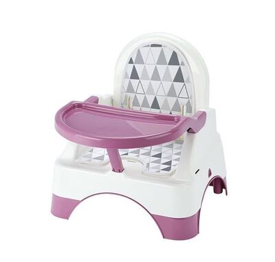 Kάθισμα φαγητού Thermobaby Edgar Booster seat with step orchid pink στο Bebe Maison