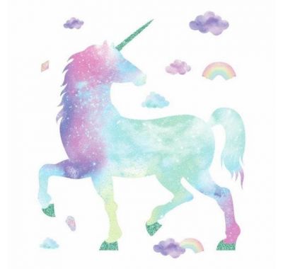 Roommates Αυτοκόλλητα τοίχου "Μονόκερος Glitter" στο Bebe Maison