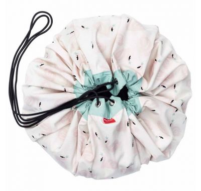 Play & Go Στρώμα παιχνιδιού - τσάντα 2 σε 1 Κύκνοι στο Bebe Maison