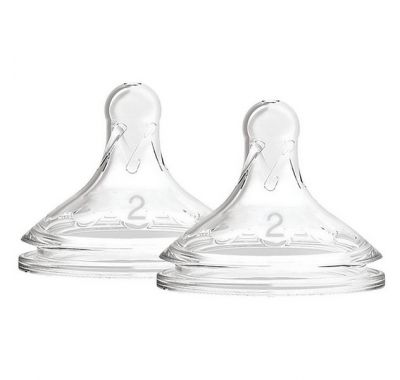 Θηλές σιλικόνης Dr Brown Options+ για μπιμπερό με φαρδύ λαιμό επίπεδο 2, 3 έως 6 μηνών (2τμχ) στο Bebe Maison