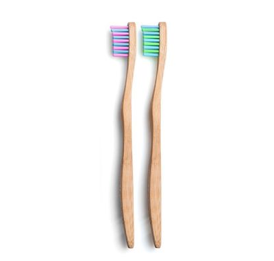 Σετ παιδικής οδοντόβουρτσας 2 τμχ από μπαμπού WooBamboo στο Bebe Maison