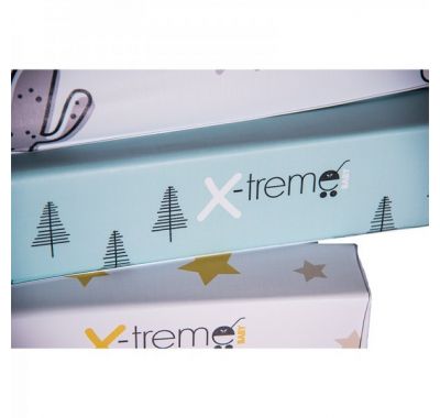 X-treme Baby αλλαξιέρα μαλακή Ιταλίας 70χ44 Grey Stars στο Bebe Maison