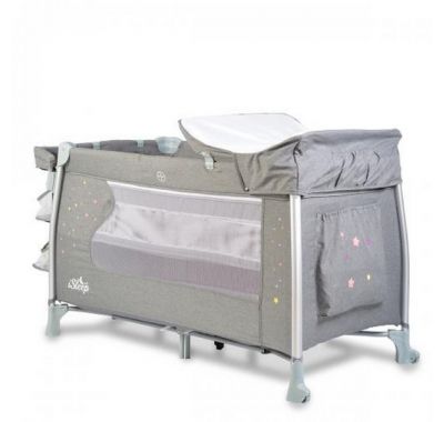 Διώροφο παρκοκρέβατο Cangaroo ISleep Grey στο Bebe Maison