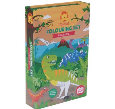 Μπλοκ ζωγραφικής & κολάζ  Tiger Tribe Δεινόσαυροι στο Bebe Maison