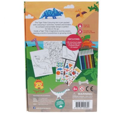 Μπλοκ ζωγραφικής & κολάζ  Tiger Tribe Δεινόσαυροι στο Bebe Maison