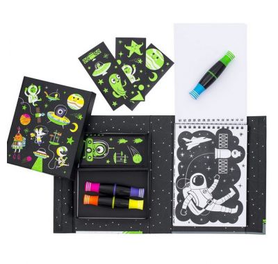 Μπλοκ ζωγραφικής & κολάζ  Tiger Tribe "Διάστημα" στο Bebe Maison