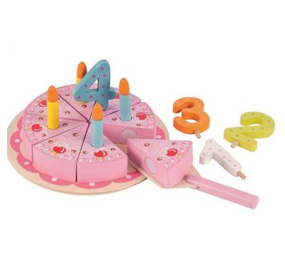 Ξύλινη τούρτα γενεθλίων με κεράκια Gerardo's στο Bebe Maison