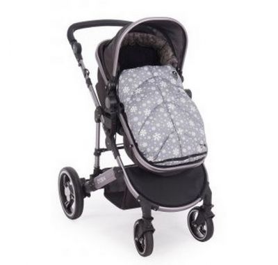 Ποδόσακος Kikka Boo Shiny Snow Forest Grey στο Bebe Maison