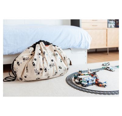 Play & Go Στρώμα παιχνιδιού Τσάντα 2 σε 1 Διάστημα φωσφορίζον στο Bebe Maison