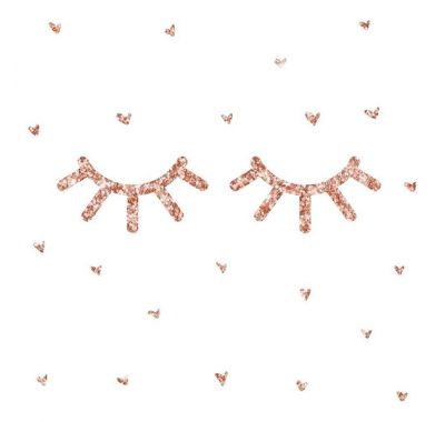 Αυτοκόλλητα τοίχου RoomMates glitter Ματόκλαδα στο Bebe Maison