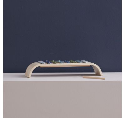 Ξυλόφωνο - τόξο Kids Concept από κόντρα πλακέ πολύχρωμο-μπλε στο Bebe Maison