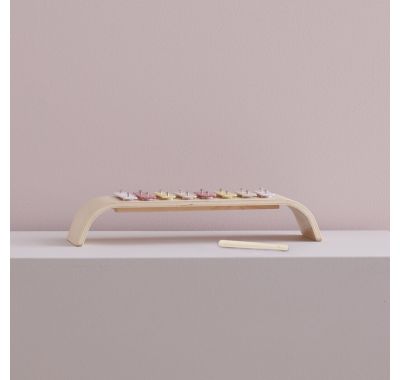 Ξυλόφωνο - τόξο Kids Concept από κόντρα πλακέ πολύχρωμο-ροζ στο Bebe Maison