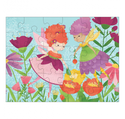 Παζλ ταξιδίου 36 κομματιών σε υφασμάτινη τσάντα Mudpuppy Νεράιδες στο Bebe Maison