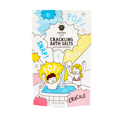 Παιδικά άλατα μπάνιου Crackling bath Nailmatic Salt μπλε στο Bebe Maison