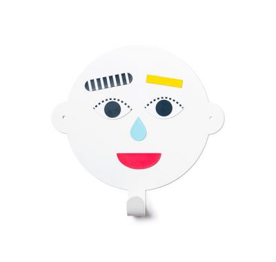 Κρεμαστάρι τοίχου & μαγνητικά σχήματα TRESXICS Πρόσωπο λευκό-πολύχρωμο στο Bebe Maison