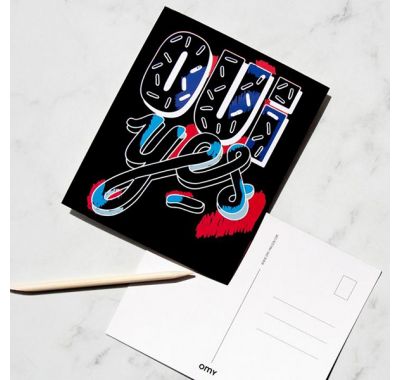 Καρτ ποστάλ - ξυστό OMY Yes στο Bebe Maison