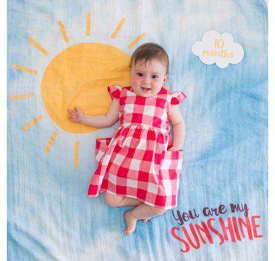 Βρεφικό σετ δώρου με milestones Lulujo You are my sunshine στο Bebe Maison