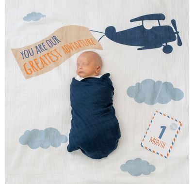 Βρεφικό σετ δώρου με milestones Lulujo Greatest adventure στο Bebe Maison