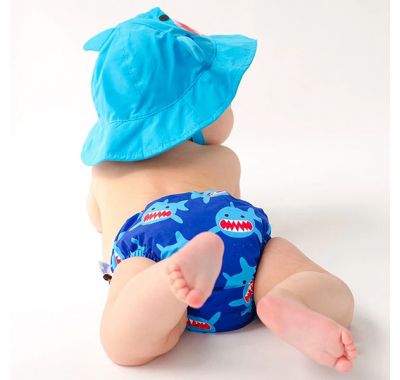 Σετ Μαγιό και Καπέλο UPF50+ Zoocchini Καρχαριάκι στο Bebe Maison