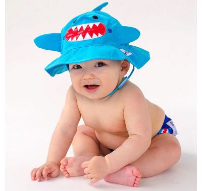 Σετ Μαγιό και Καπέλο UPF50+ Zoocchini Καρχαριάκι στο Bebe Maison