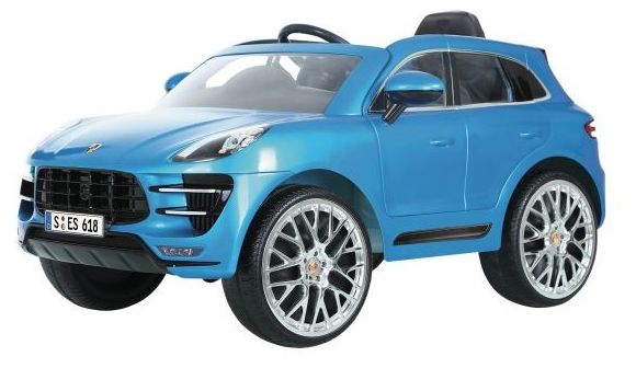 Ηλεκτροκίνητο παιδικό αυτοκίνητο τύπου Porsche Macan Turbo 6 volt μπλε στο Bebe Maison