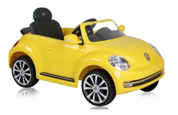 Ηλεκτροκίνητο παιδικό αυτοκίνητο Kikka Boo τύπου VW beetle κάμπριο 6 volt κίτρινο στο Bebe Maison