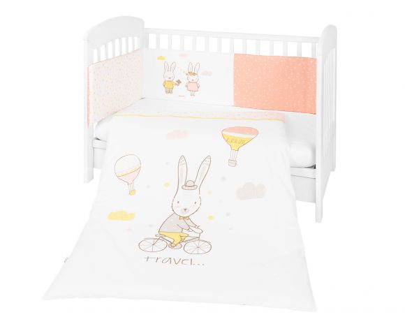 Σετ προίκας 2 τμχ 60/120 Kikka Boo Rabbits in Love στο Bebe Maison