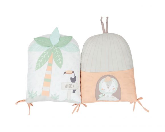 Baby cot plush pillow set Jungle King στο Bebe Maison