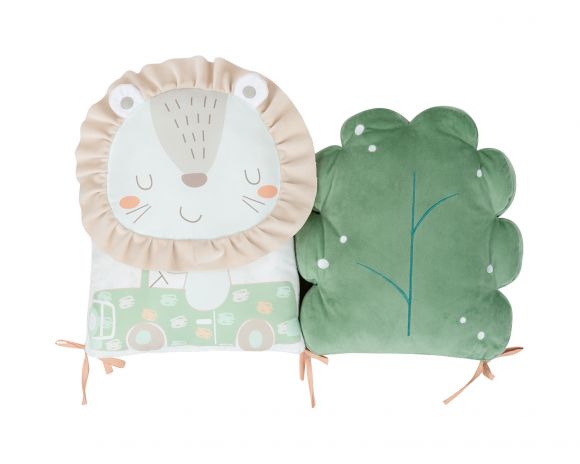 Baby cot plush pillow set Jungle King στο Bebe Maison