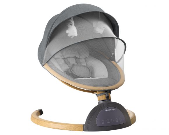 Ηλεκτρική κούνια ρηλάξ Kikka Boo Ashlee Light Grey στο Bebe Maison