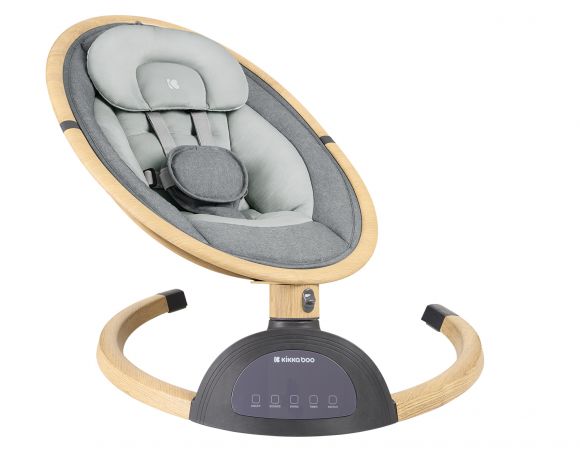 Ηλεκτρική κούνια ρηλάξ Kikka Boo Ashlee Light Grey στο Bebe Maison