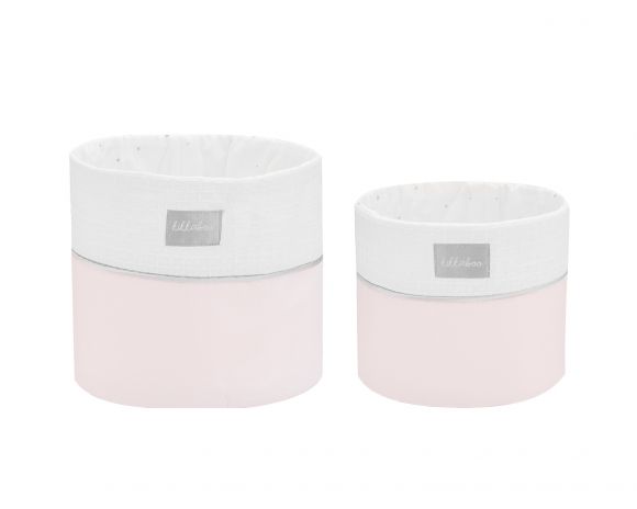 Σετ 2 καλαθάκια αλλαξιέρας 22cm και 18cm Kikka Boo Dream Big Pink στο Bebe Maison