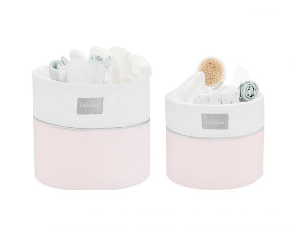 Σετ 2 καλαθάκια αλλαξιέρας 22cm και 18cm Kikka Boo Dream Big Pink στο Bebe Maison