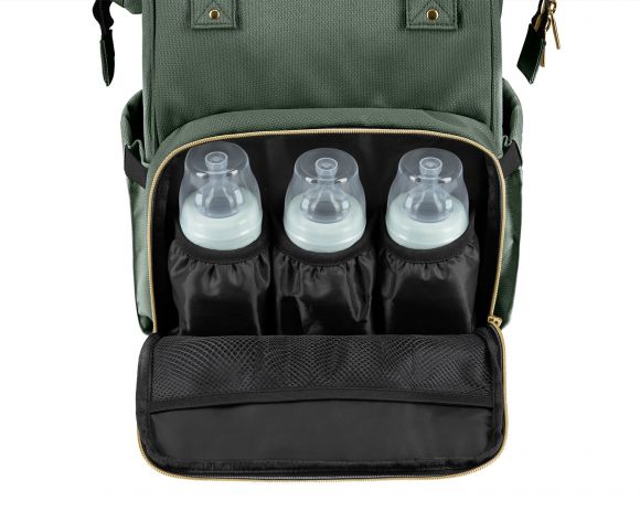 Τσάντα αλλαξιέρα / σακίδιο πλάτης Kikka Boo Siena Army green στο Bebe Maison