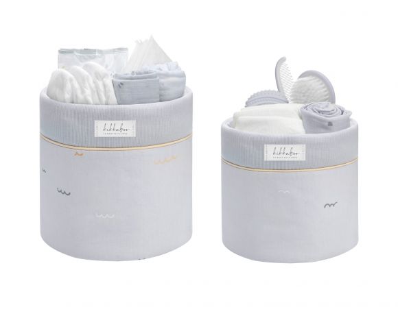 Σετ 2 καλαθάκια αλλαξιέρας 18cm και 14cm Kikka Boo Seally Me στο Bebe Maison