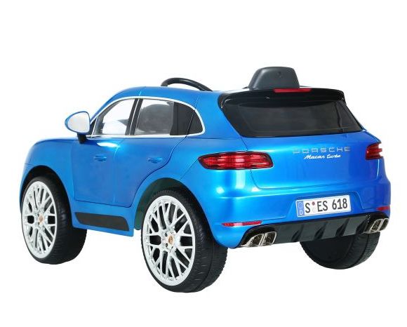 Ηλεκτροκίνητο παιδικό αυτοκίνητο τύπου Porsche Macan Turbo 6 volt μπλε στο Bebe Maison