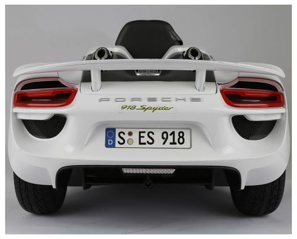 Ηλεκτροκίνητο παιδικό αυτοκίνητο τύπου Porsche 918 Spyder 12 volt λευκό στο Bebe Maison