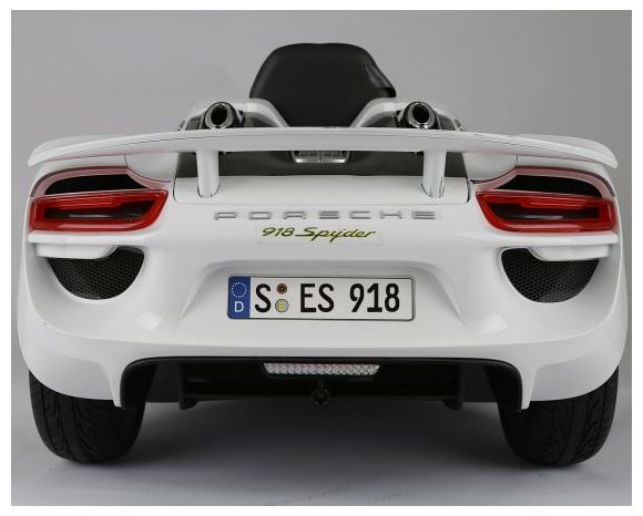 Ηλεκτροκίνητο παιδικό αυτοκίνητο τύπου Porsche 918 Spyder 12 volt λευκό στο Bebe Maison